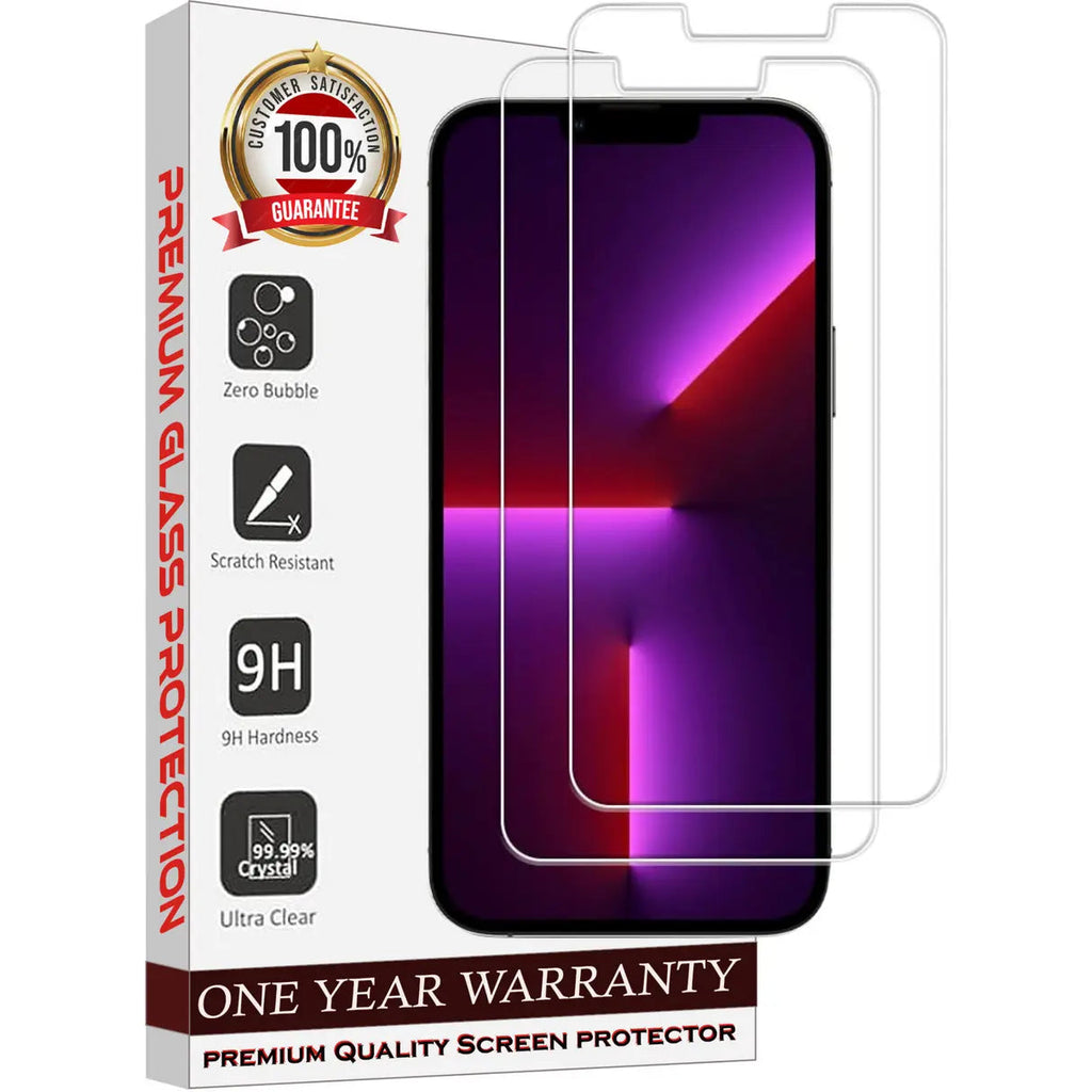 Entronix Clear Screen Protector Compatible with iPhone 14 Pro Max - 2-Piece Combo