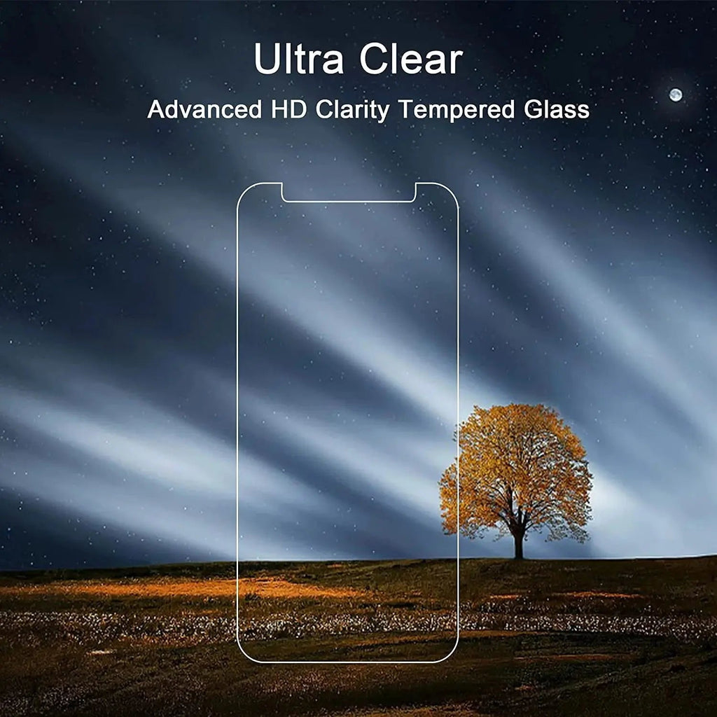 Entronix Clear Screen Protector Compatible with iPhone 12 Pro Max - 2-Piece Combo
