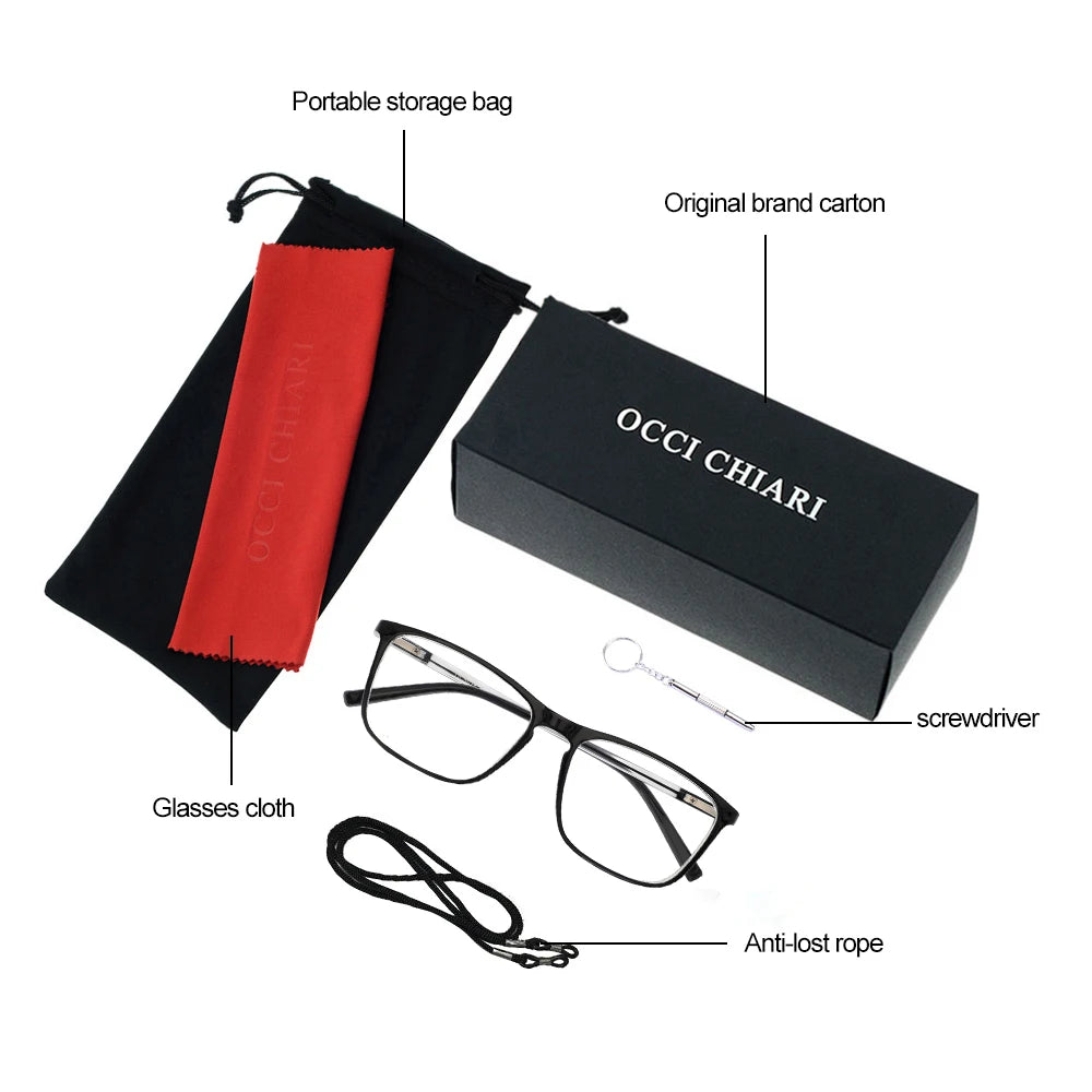 Reading Glasses Men Fashion Eyeglasses Reading Sunglasses Magnifying Eyewear Presbyopic Glasses Man Shades Diopters 1 1.5 2 2.5