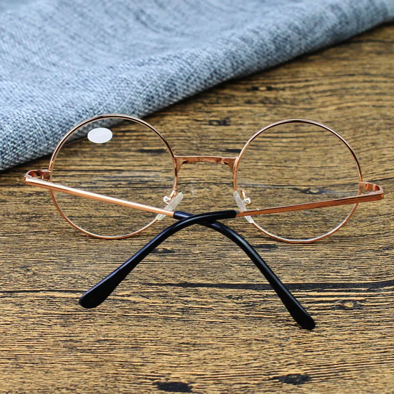 Round Reading Glasses for Men Women 100 +125 150 175 200 225 250 +275 300 325 350 375 400 Spectacles Farsighted Gafas de Lectura