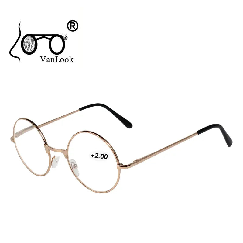 Round Reading Glasses for Men Women 100 +125 150 175 200 225 250 +275 300 325 350 375 400 Spectacles Farsighted Gafas de Lectura
