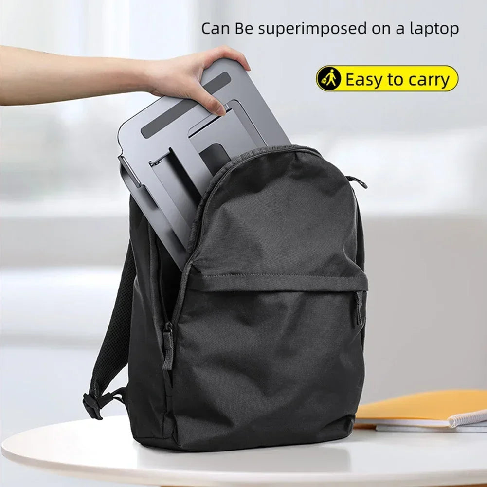 New Foldable Laptop Stand 3 Layer Adjustable Height Metal Notebook Stand Tablet Stand for Laptops/tablets/mobile Phones