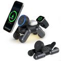 3-in-1 Magnetic Wireless Charger Portable MagSafe Robot Dog Holder Multi-Function Fast Charging Station for Phone Watch Earbuds