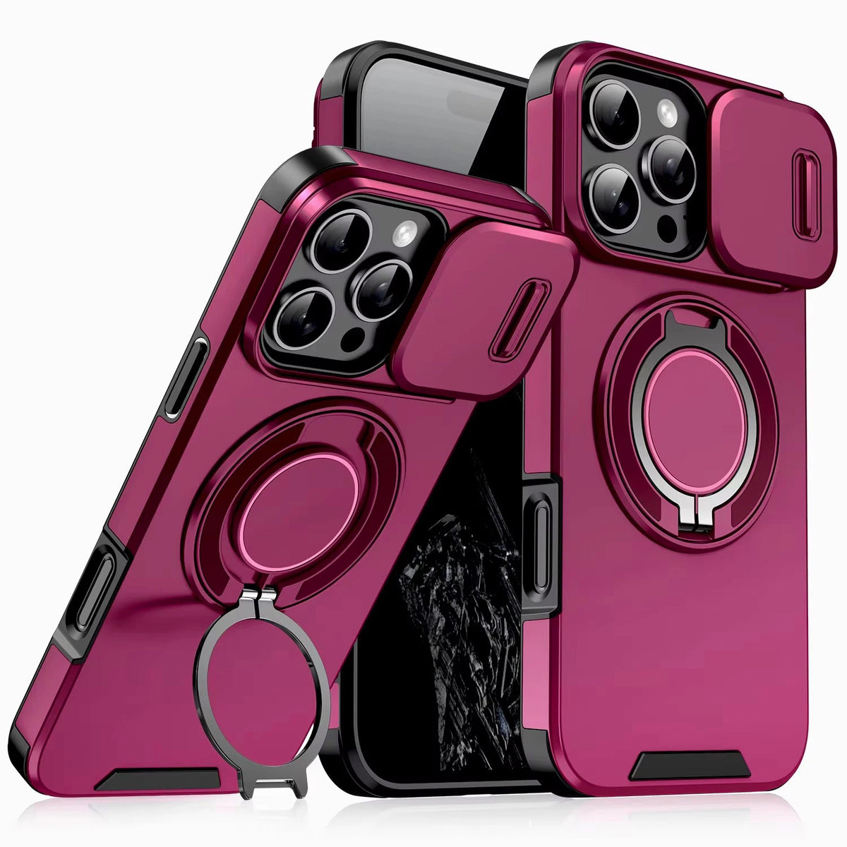 Shockproof Armor Case Cover For iPhone 18 17 16 15 14 13 12 11Pro Max 16Pro IPhone16 Stand Holder Surpport Car Mount Adsorption