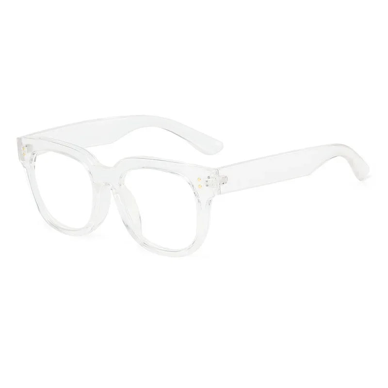 Anti-blue light square reading glasses, reading glasses for men and women, prescription reading glasses