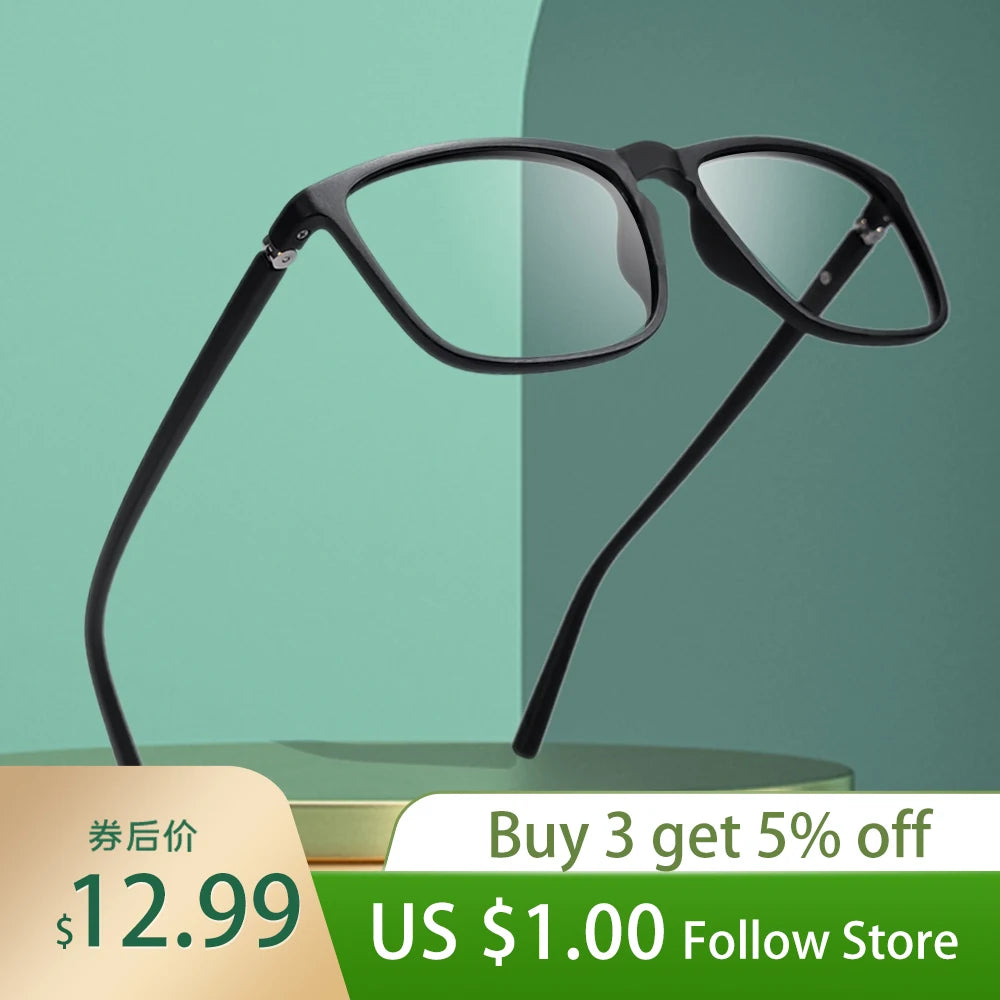 Reading Glasses Men Fashion Eyeglasses Reading Sunglasses Magnifying Eyewear Presbyopic Glasses Man Shades Diopters 1 1.5 2 2.5