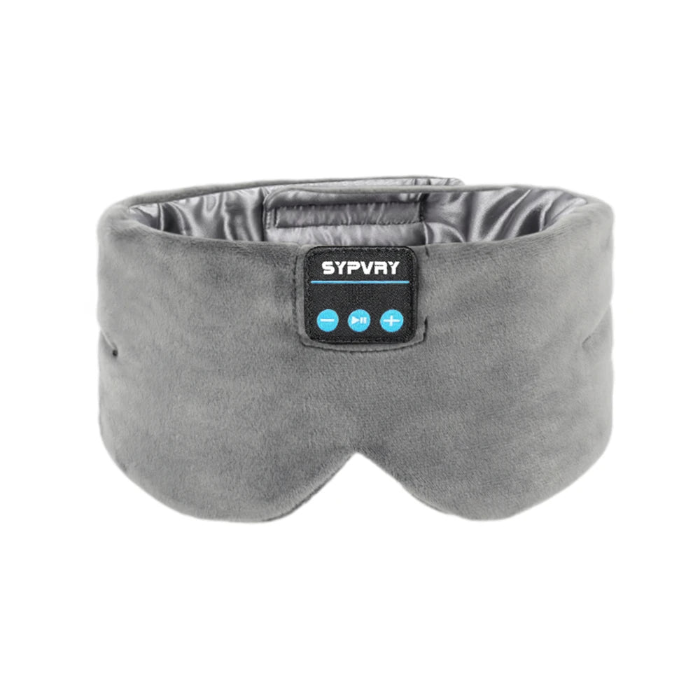 Sleeping Headphones Bluetooth Eye Mask for Women Men, Wireless Music Blackout Masks for Side Sleepers Insomnia Travel Gift