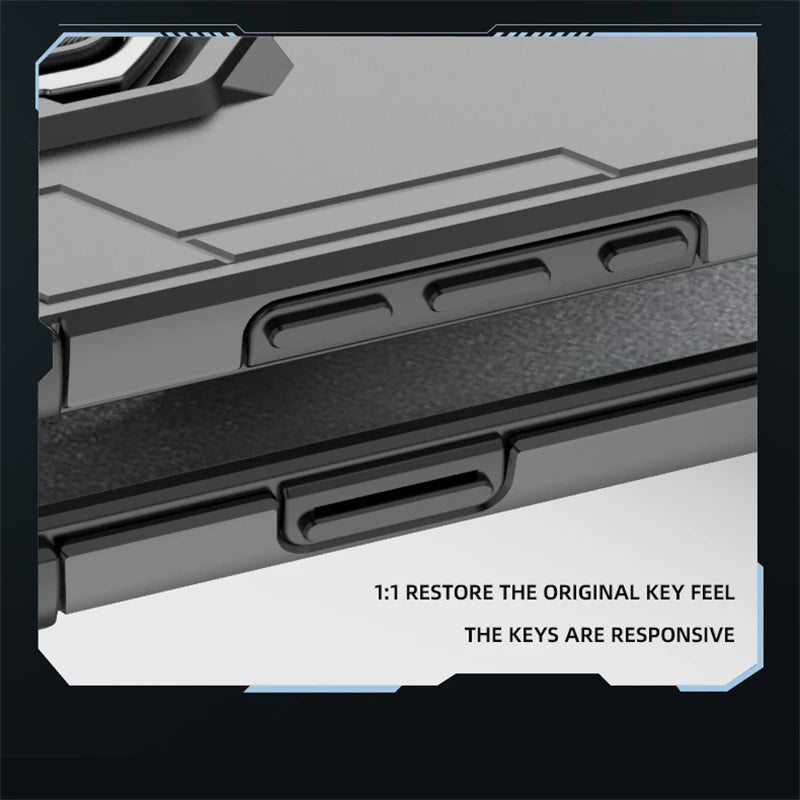 Heavy Armor Case For Honor 600 Magnetic Suction Stand Phone Holder Back Cover Honor 600 Pro Case For Honor 600 Case 6.57 inch