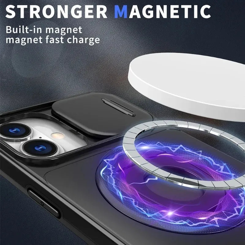 Shockproof Heavy Duty Armor 2N1 Phone Case for IPhone 16 Pro Max 15 14 13 Magnetic 360° Ring Holder Stand Bumper Otter Cover Box