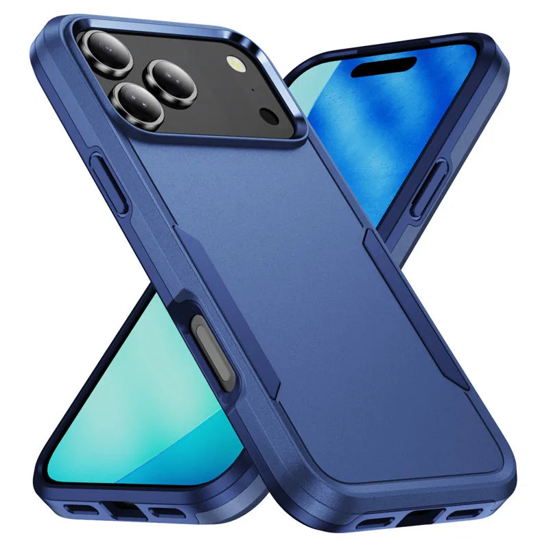 Heavy Duty Armor Shockproof Phone Case for IPhone 18 Promax 17 Air 16 15 14 Plus 13 12 11 Pro Max Hard PC Protector Back Cover
