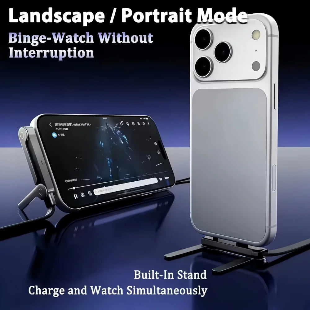 1/3PCS Foldable Charging Cable With Integrated Stand Fast Charging Cable Phone Tablet 240W Ultra-Fast Data Cable Phone Holder