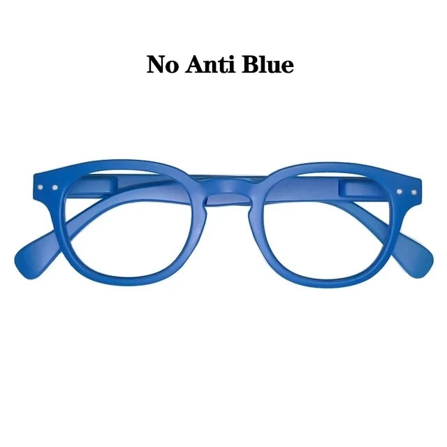 Reading Glasses for Men/Women,Style Design Round Frame,Spring HInge Lightweight Prescription Readers Eyeglasses