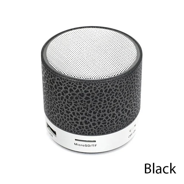Mini Bluetooth Speaker Wireless Loud Speaker Crack LED SD Card USB Subwoofer Portable MP3 Music Sound Column For Computer Laptop
