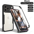 360 Full Cover Case For iPhone 17 Pro Max Air Capa For iPhone 18 Pro Max 14 15 Plus 16E 13 12 Mini Screen Protection Phone Cover