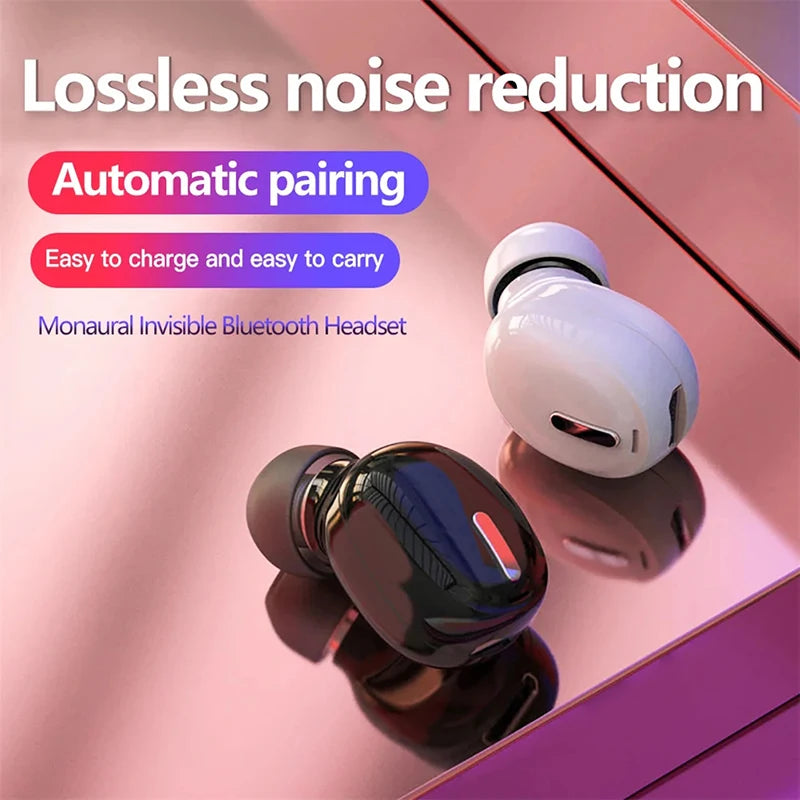 X9 Mini Wireless Earphones Invisible Single Mini Sports Bluetooth Headphone Handsfree Stereo Headset With Mic For Mobile Phone
