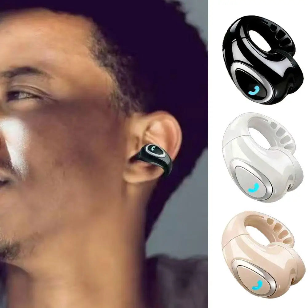 1PC Wireless Headphones Bluetooth 5.4 Ultra-Light Sports Ear Hook Mini HiFi Stereo Waterproof Gaming Earphones Gifts