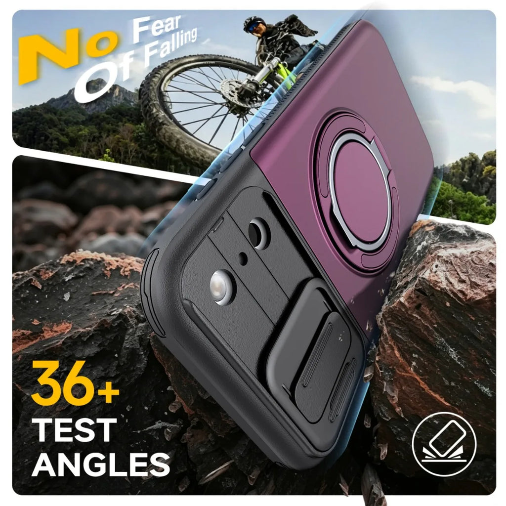 Heavy Duty Wallet Case for IPhone 18 17 16 15 14 13 12 Pro Max 17E 16E Shockproof Armor & Card Stand Holder Cover