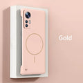 For Xiaomi 12  Frameless Magnetic Wireless Charging Phone Case For Xiaomi 12 Pro 12X Xiaomi12Pro 5G Slim Hard Back Cover
