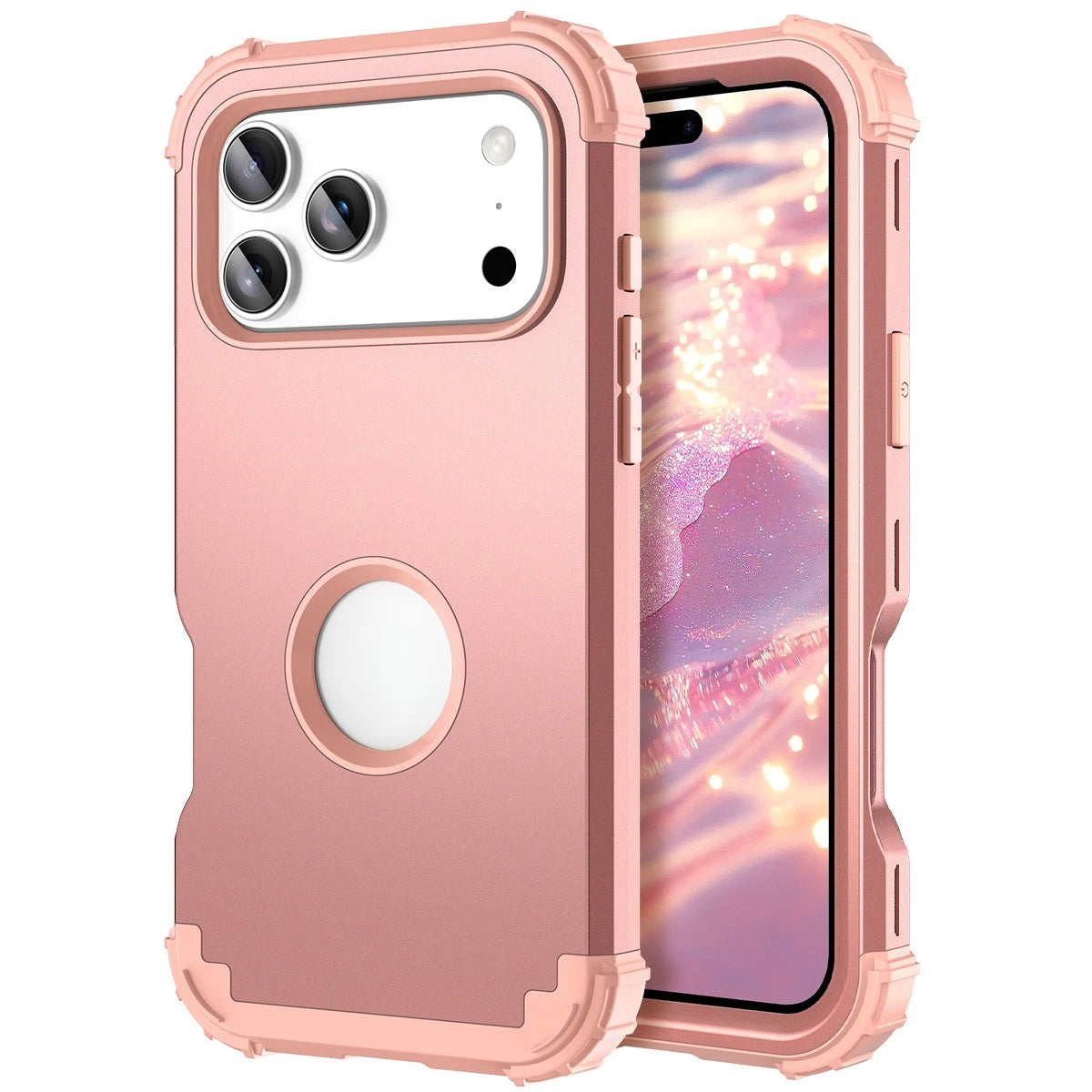 Heavy Duty Armor Defender Phone Case For iPhone 18 17 16 15 14 13 Pro Max Plus 17Air with Logo View Shockproof Protection Cover
