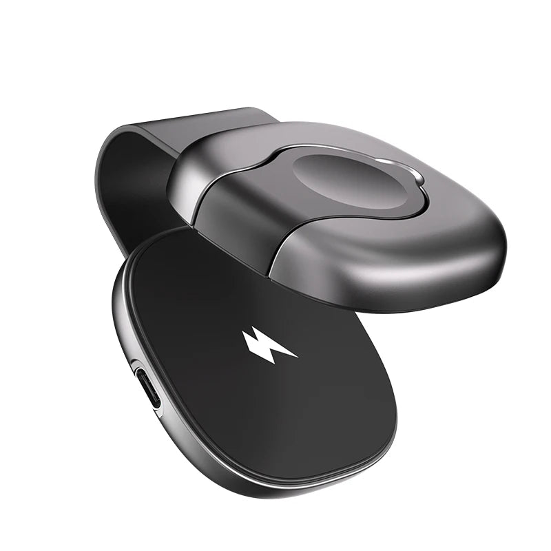 Foldable Magnetic 3-in-1 Wireless Charger, 15W Fast Charging Station for Smartphone Smartwatch Earbuds