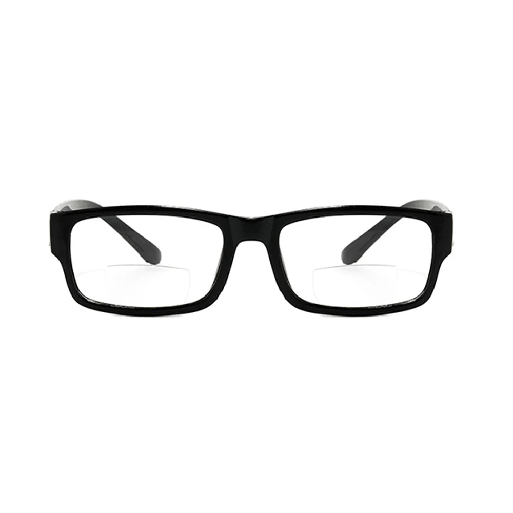 Progressive Multifocal Reading Glasses Black Frame Classic Men Smart Adjustment Focus Reading Glasses Far & Near Reading Glasses