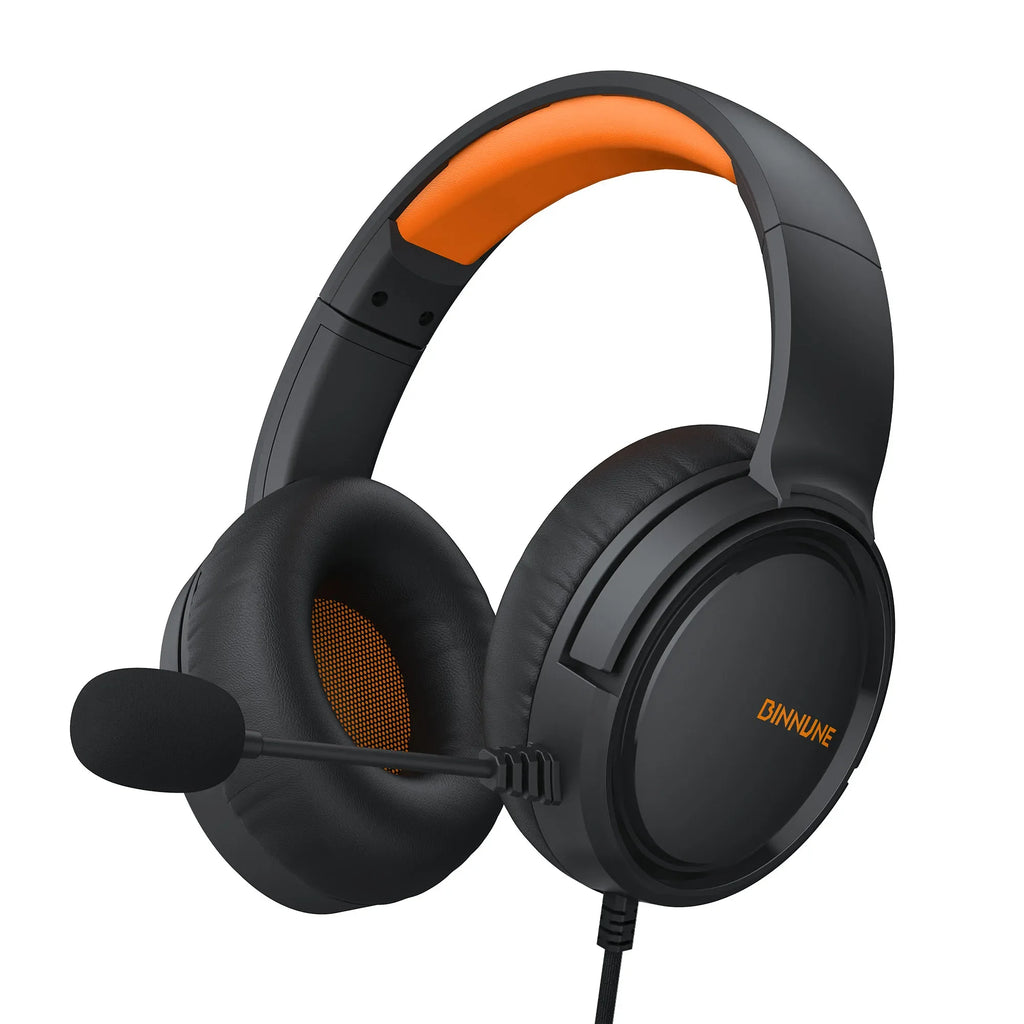BINNUNE BG02 Headsets Gamer for PS4 PS5 Xbox Series X|S Xbox One PC Switch Wired Gaming Headphones for Playstation 5 Xbox 1
