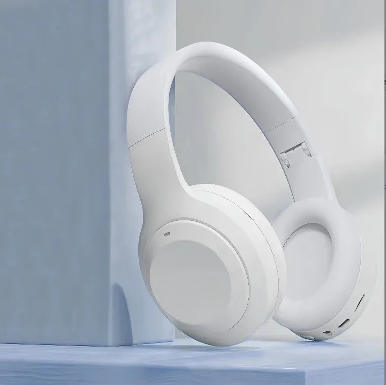 Over Ear HIFI Stereo Headsets Wireless Bluetooth Headphones Sports Gaming Earphones with HD Mic Support TF/AUX Noise Reduction