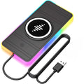 15W Magnetic Wireless Car Charger Pad RGB Pad for Magsafe Wireless Charger for iPhone17 16 15 14 13 12 11 Pro Max Fast Charging
