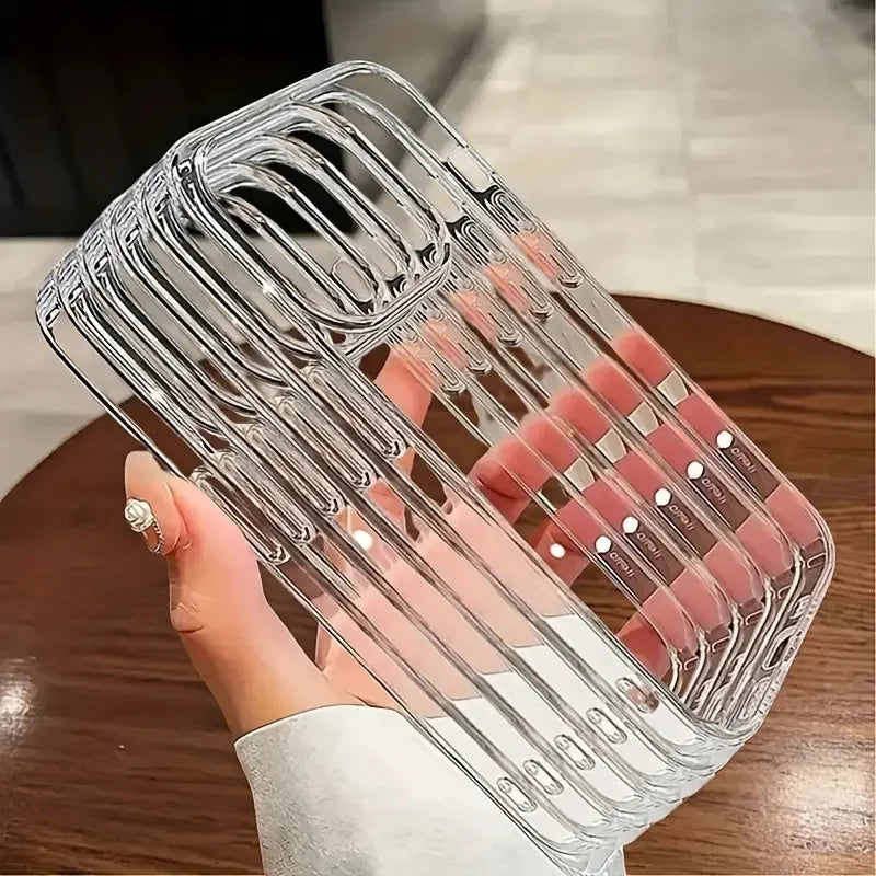 5-pack TPU soft transparent phone cases suitable for iPhone 17, 16, 15, 14, 13, 12, 11 Pro Max, 17 Air, 16, 15, 14 Plus, 13, 12