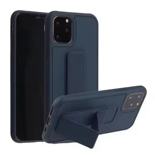Wrist Strap Foldable Holder Phone Case for IPhone 16 15 14 6 7 8 Plus 13 12 11 Pro XS Max X XR SE Drop Resistant Hard PC Cover