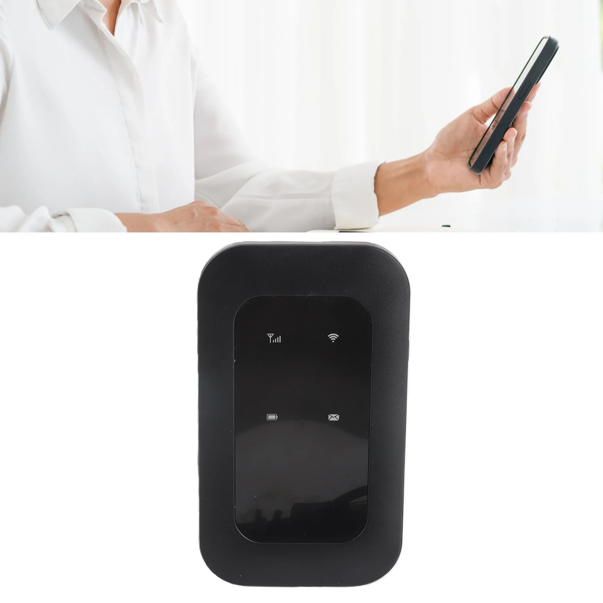 Mobile 4G 5G Router Mobile WiFi Router Supports 10 Connected Devices SIM Card Slot 300Mbps High Speed Portable for Business