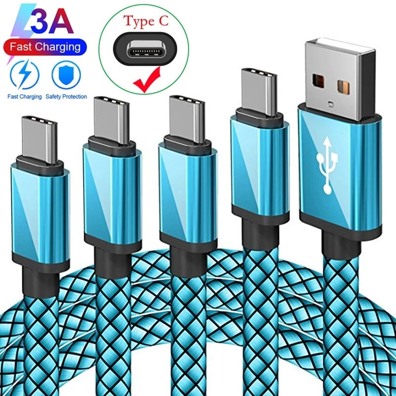 1M 2M USB Quick Charger Cable For Xiaomi Mi 11 Lite 11t 12 pro Redmi Note 11 10 10s 9a 9 k50 Type C USB Fast Charge Data Charger