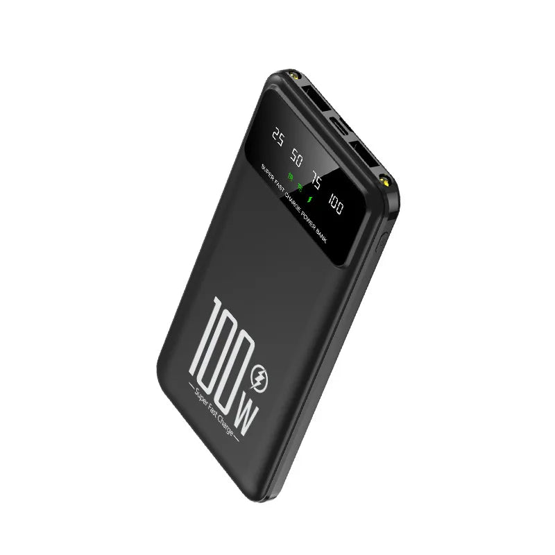 100W 20000mAh Power Bank Super Fast Charging Battery High Capacity Digital Display PowerBank