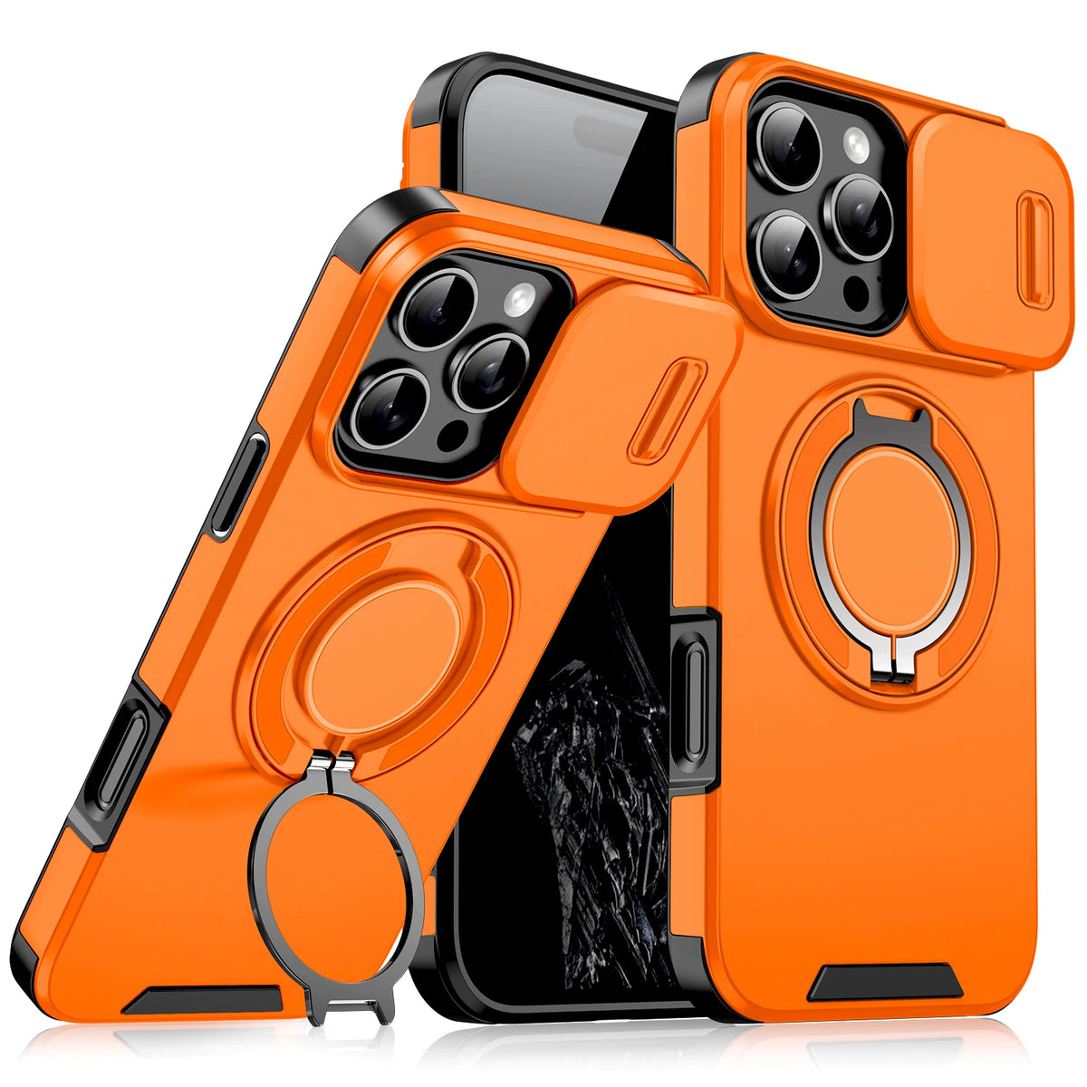 Shockproof Armor Case Cover For iPhone 18 17 16 15 14 13 12 11Pro Max 16Pro IPhone16 Stand Holder Surpport Car Mount Adsorption