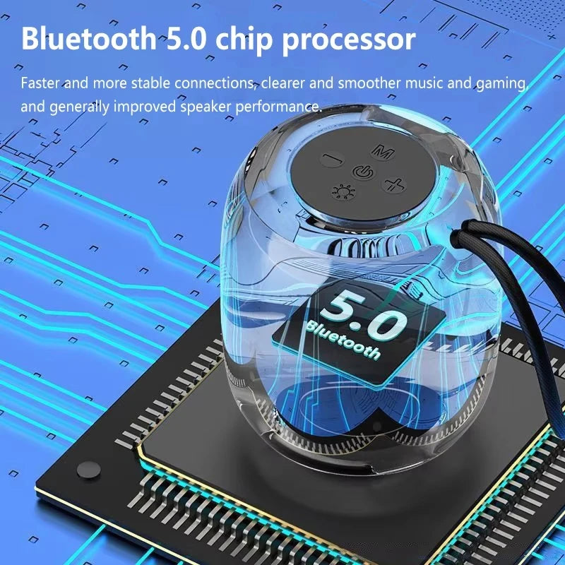 Lenovo Mini Bluetooth Speaker with Lanyard Portable Outdoor Home Mini Speaker with Deep Bass Travel Essentials Valentines