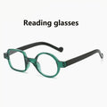 Fashionable and Trendy Irregular Vintage Reading Glasses for Men and Women, Versatile for Everyday Use and Newspaper Reading