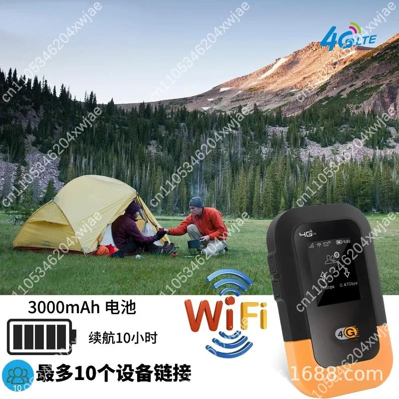 4G global pass eSIM hotspot wireless portable WiFi mobile WiFi6 router travel portable outdoor sharing