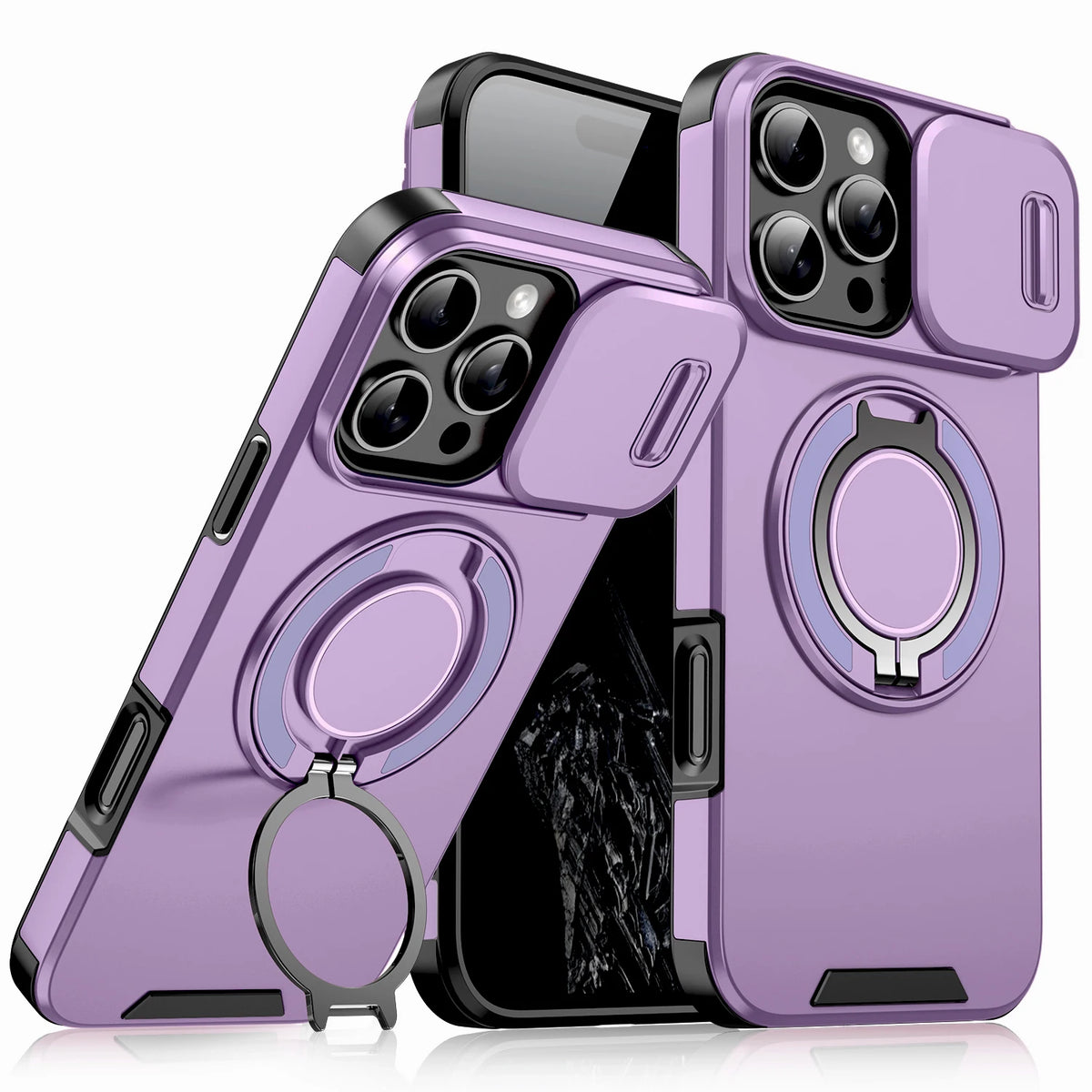 Shockproof Armor Case Cover For iPhone 18 17 16 15 14 13 12 11Pro Max 16Pro IPhone16 Stand Holder Surpport Car Mount Adsorption