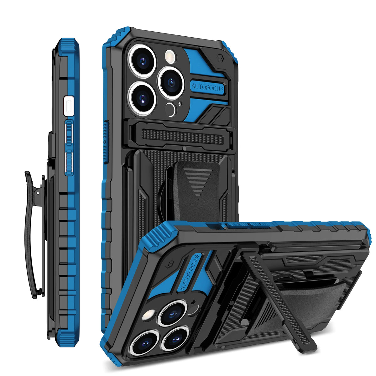 Heavy Duty Armor Case For iPhone 16 15 Pro Max 14 Plus 13 12 11 X XS Max XR Cover Belt Clip Holster Kickstand Coque Funda