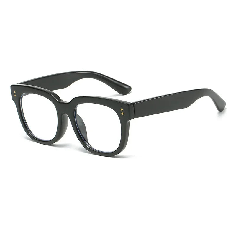 Anti-blue light square reading glasses, reading glasses for men and women, prescription reading glasses