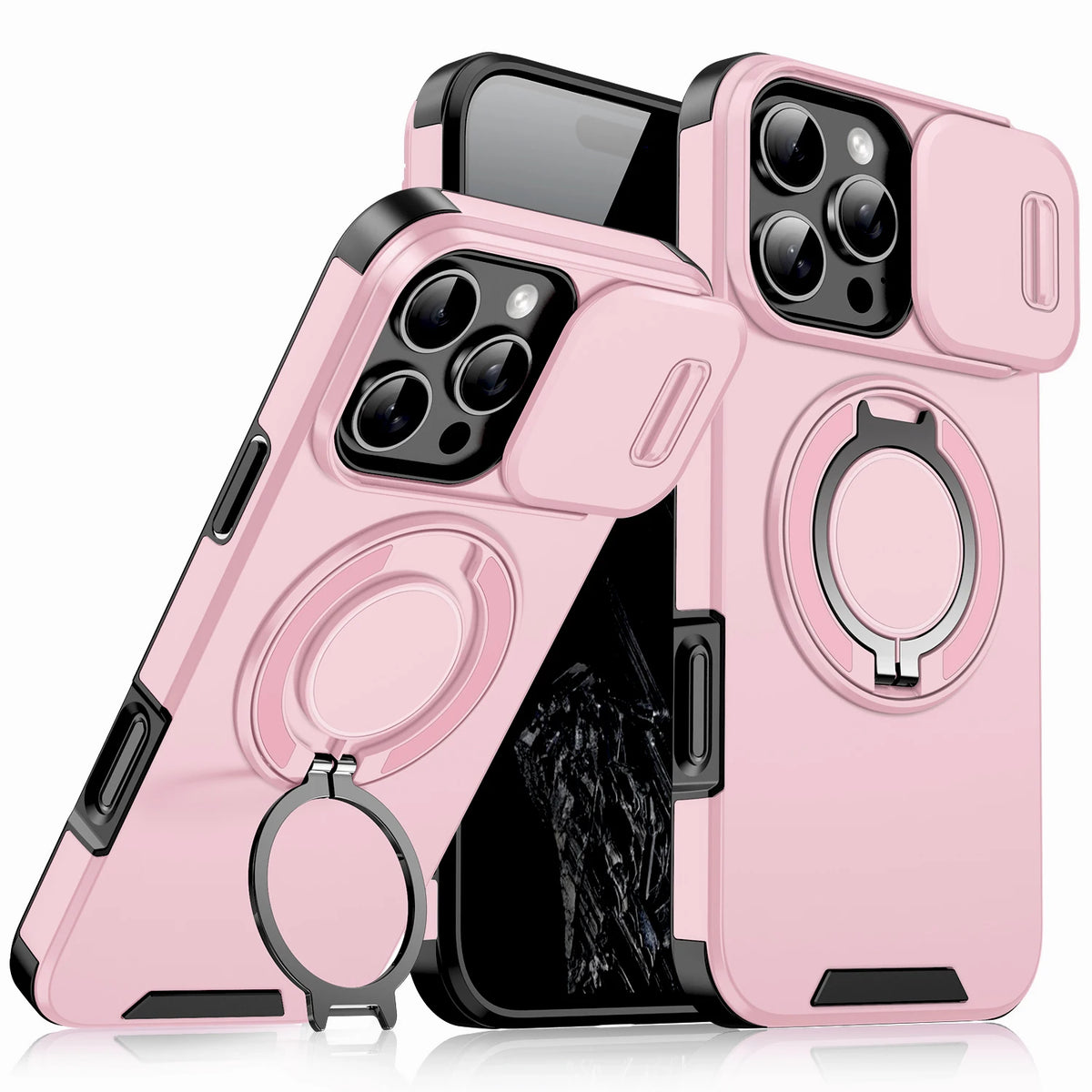 Shockproof Armor Case Cover For iPhone 18 17 16 15 14 13 12 11Pro Max 16Pro IPhone16 Stand Holder Surpport Car Mount Adsorption