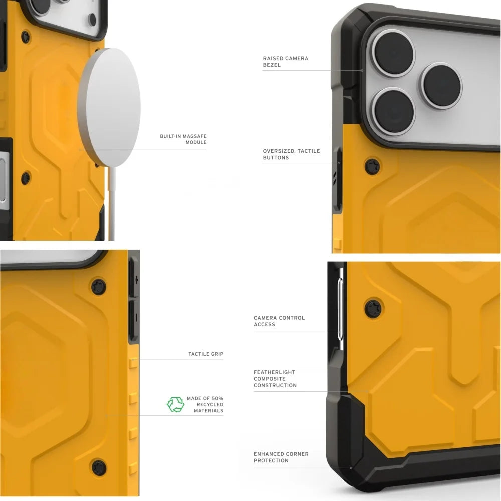 Original Military Heavy Armor Shockproof Phone Case For Iphone 17 Pro Max Air 16 15 14 13 12 Magnetic Rugged Protective Cover