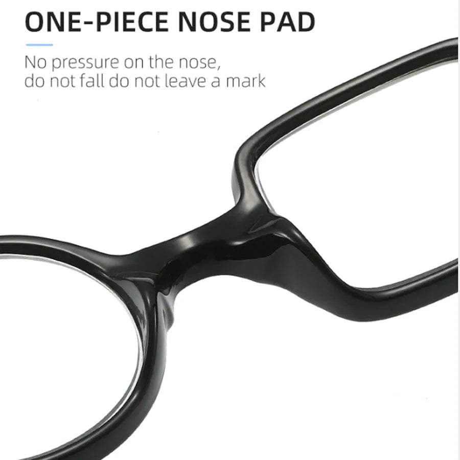 Fashionable and Trendy Irregular Vintage Reading Glasses for Men and Women, Versatile for Everyday Use and Newspaper Reading