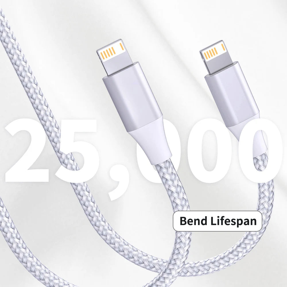 5Packs USB To Lightning Cable For IPhone14 13 12 11 Pro Max X XS XR 12W Fast Charging Cable Data Wire Cord USB C Cable For iPhon