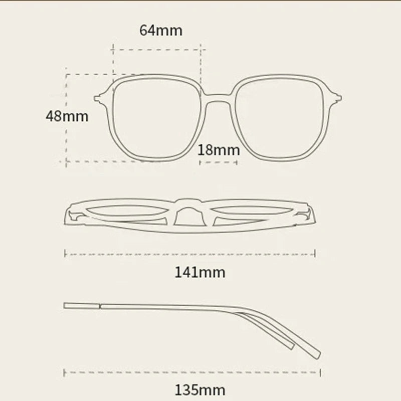 New Style Women's Reading Glasses For Middle-aged And Elderly People Fashionable Anti-blue Light Reading Glasses JH5032