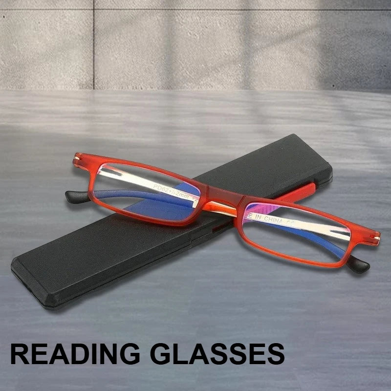 Anti Blue Light Reading Glasses, Neutral, Portable, Ultra Light Reading Glasses, Ultra-thin Reading Glasses for Men and Women