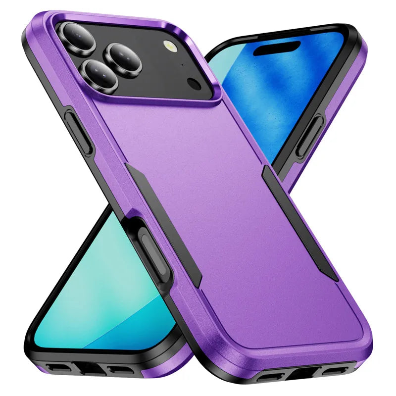Heavy Duty Armor Shockproof Phone Case for IPhone 18 Promax 17 Air 16 15 14 Plus 13 12 11 Pro Max Hard PC Protector Back Cover