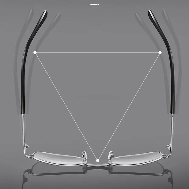 100 % Crystal Glass Lens Reading Glasses Men Anti-blue Light Presbyopia Magnifying Anti-Scratch Eyewear Diopter 1.0-4.0 Silver