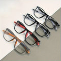 4pcs Reading Glasses Box Men's Reading Glasses New Fashion Decorative Glasses