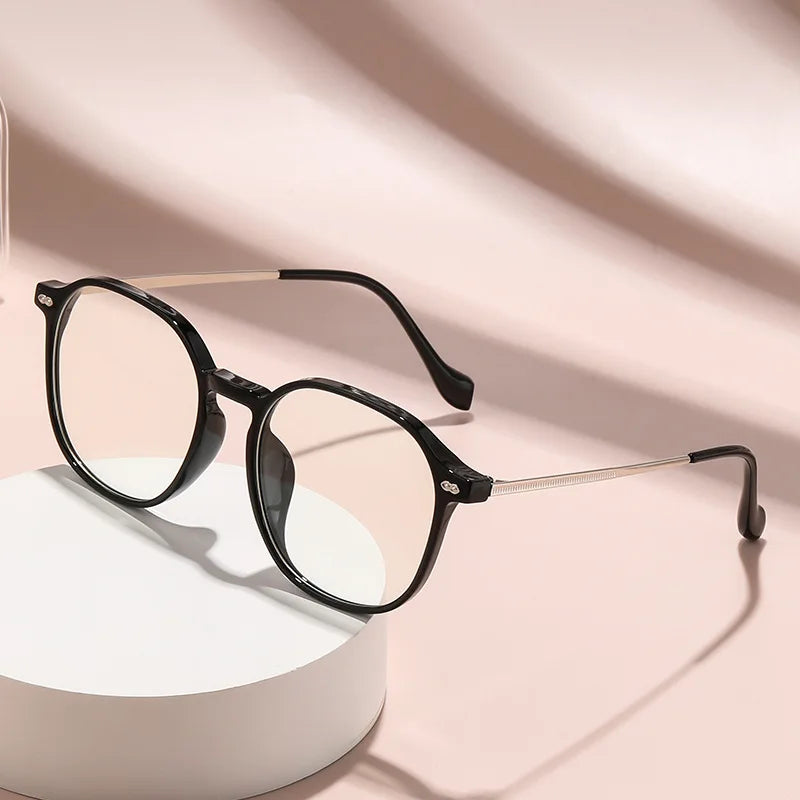 Anti-blue Light Glasses Reading Glasses Trendy Women's Large Frame Glasses Frame Fashionable Reading Glasses 6080